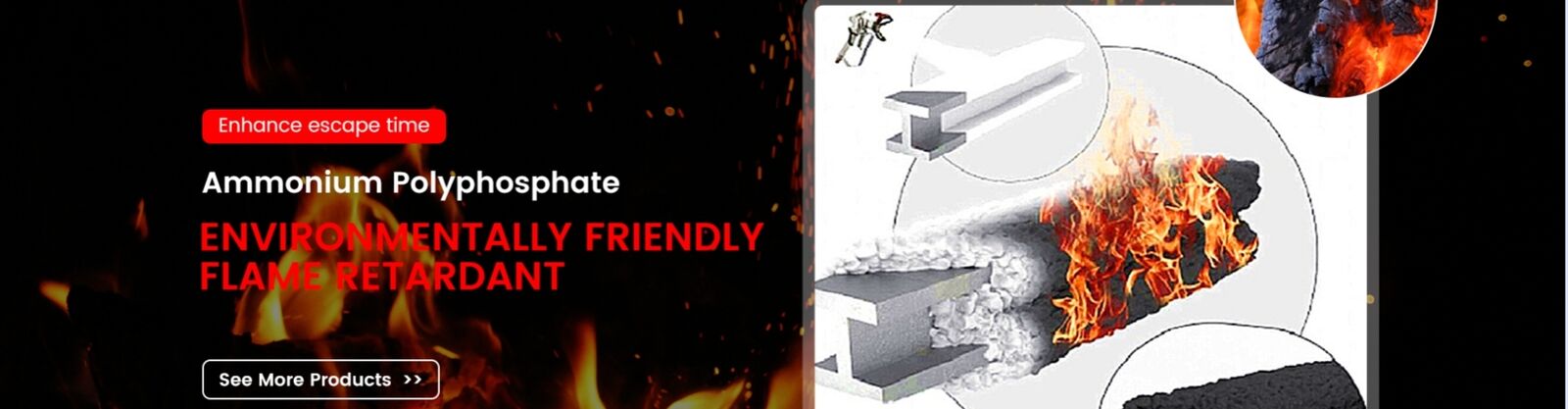 গুণ অ্যামোনিয়াম পলিফসফেট শিখা retardant কারখানা