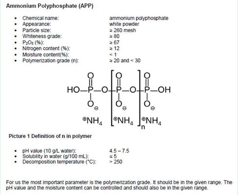 P-N synergism Ammonium Polyphosphate Flame Retardant Additives For Epoxy Resin